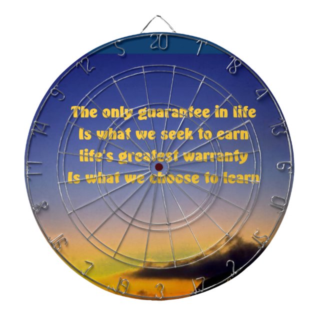 Always Write Greetings inc Dartboard (Front)