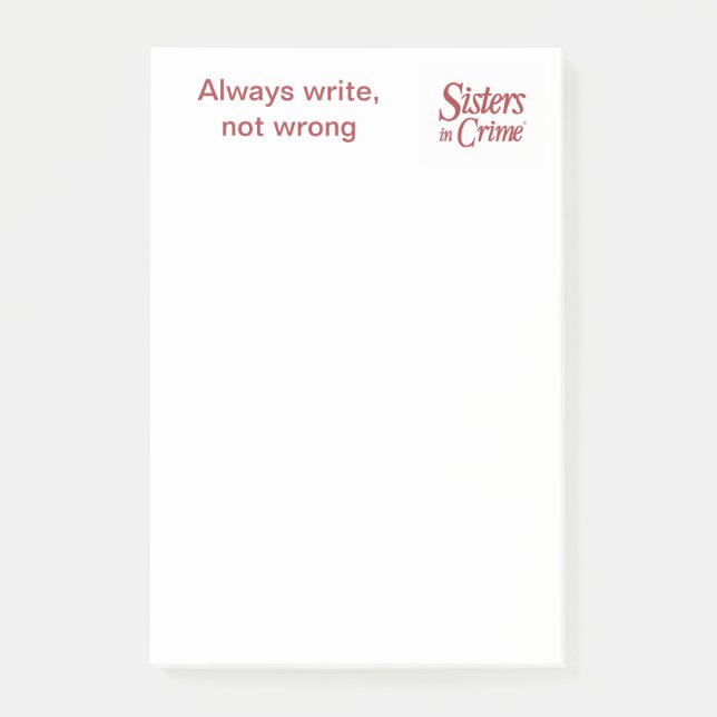 Always Write, Never Wrong Notes (Front)