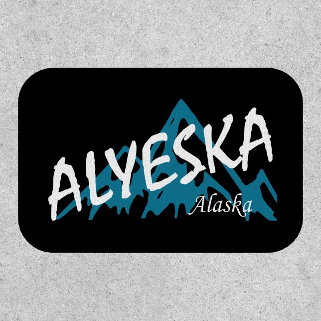 Alyeska Alaska Mountains Patch (Front)