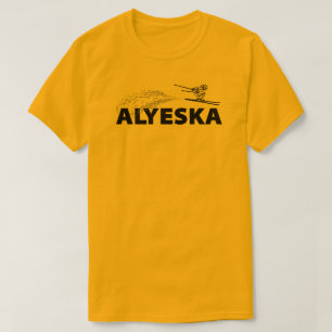 Alyeska Alaska Ski Jumper T-Shirt
