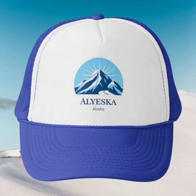 Alyeska Alaska ski resort vacation Hat (Creator Uploaded)