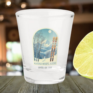 Alyeska Resort Alaska après ski shot glass