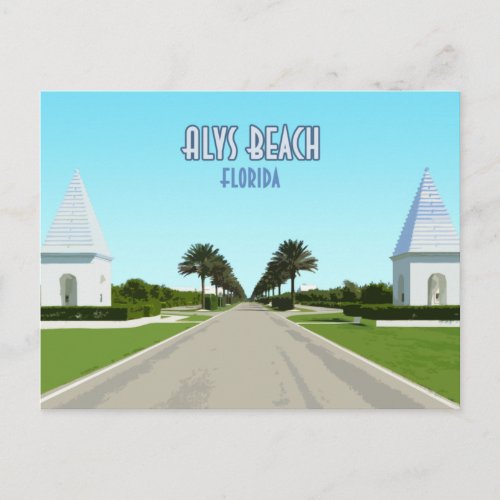 Alys Beach Florida Gulf Coast Vintage Postcard