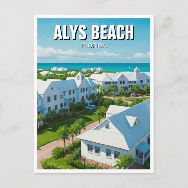 Alys Beach Florida Travel Postcard (Front)