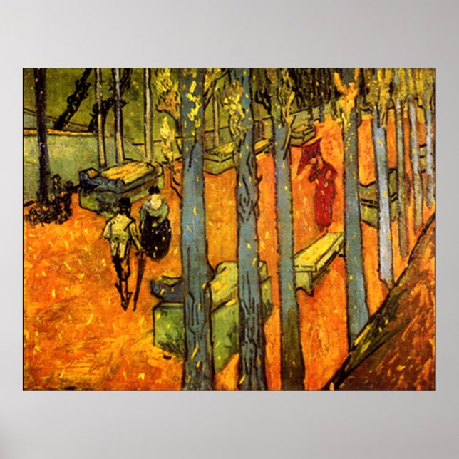 Alyscamps by Vincent Van Gogh Poster (Front)