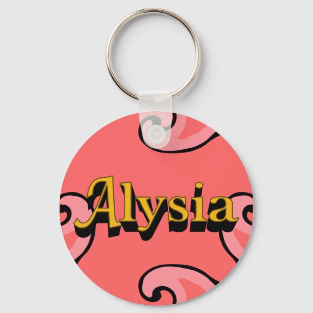 Alysia Keychain (Front)