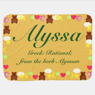 Alyssa Baby Blanket Template