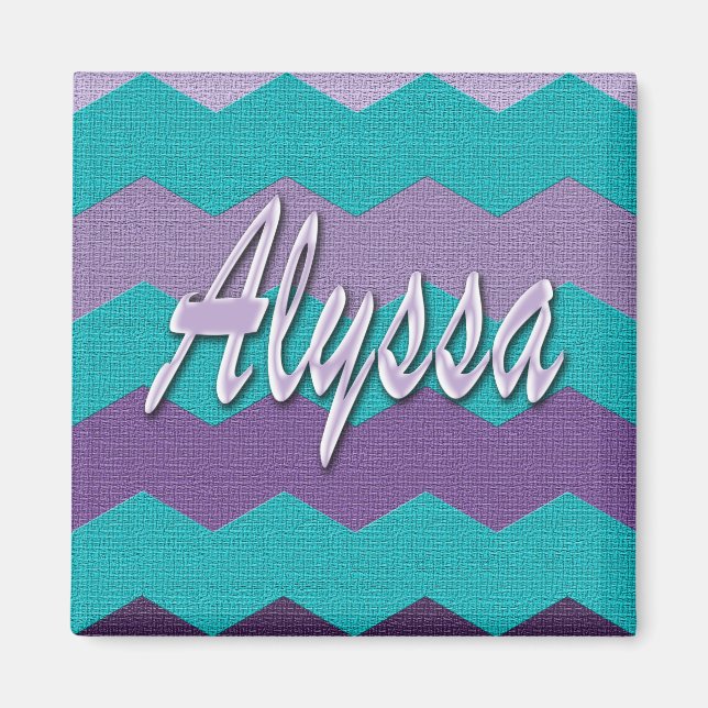 Alyssa Chevron Magnet (Front)