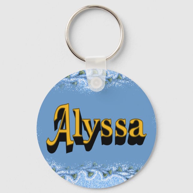 Alyssa Keychain (Front)
