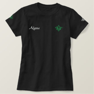 Alyssa Name With African-American/English Meaning Embroidered Shirt