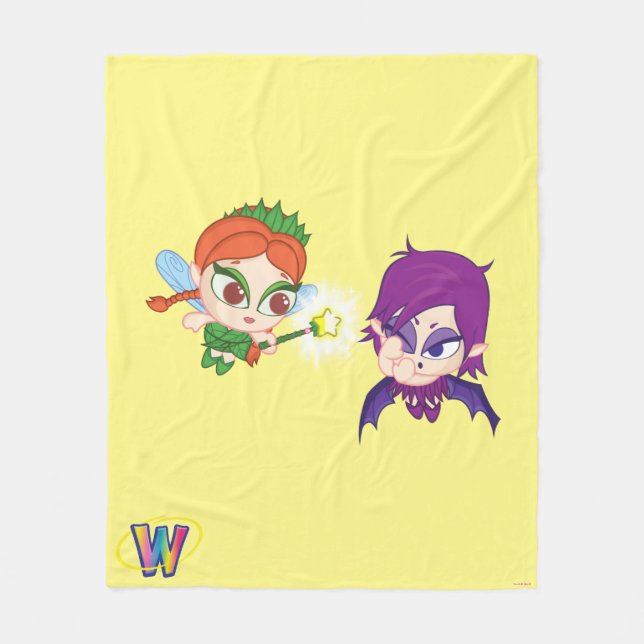 Alyssa Vs. Nafaria Fleece Blanket (Front)