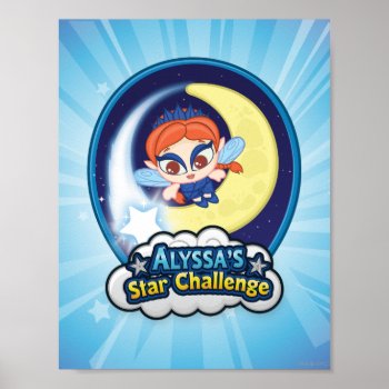 Alyssa's Star Challenge Poster by webkinz at Zazzle