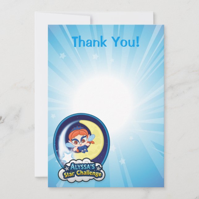Alyssa's Star Challenge Thank You Card (Front)