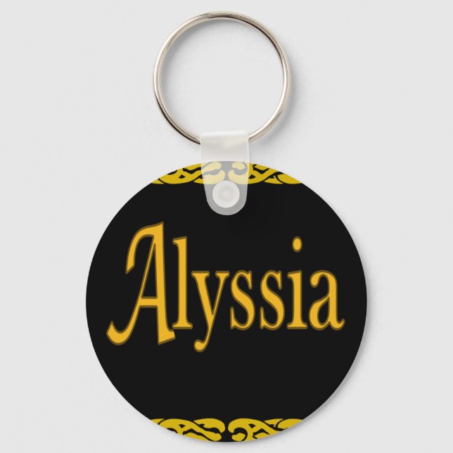 Alyssia Keychain (Front)