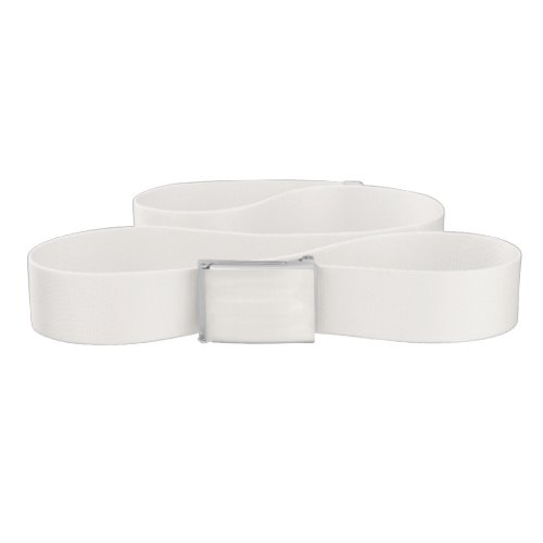 Alyssum White Solid Color Light Neutral Colors Belt