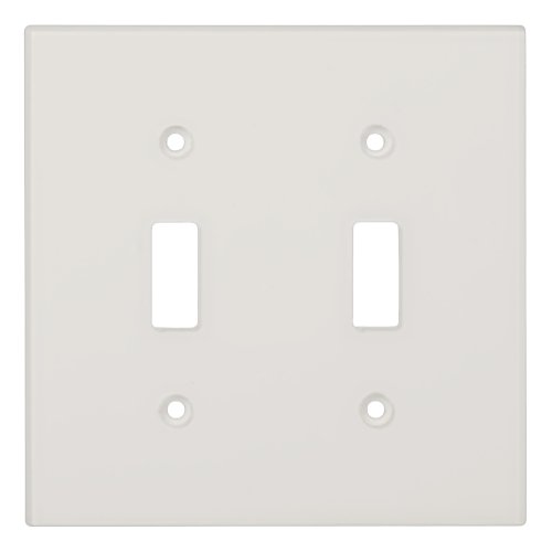 Alyssum White Solid Color Light Neutral Colors Light Switch Cover