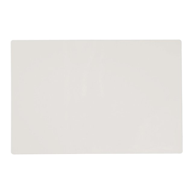 Alyssum White Solid Color, Light Neutral Colors Placemat (Front)