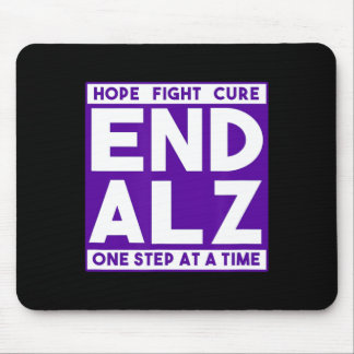 Alz Alzheimers Awareness Walk Hope Fight Cure  Mouse Pad