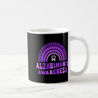Alzheimer&#39;s Awareness Cute Purple Elephant Rai Coffee Mug