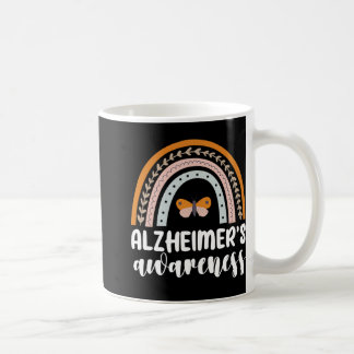 Alzheimer&#39;s Awareness Dementia Rainbow Butterf Coffee Mug