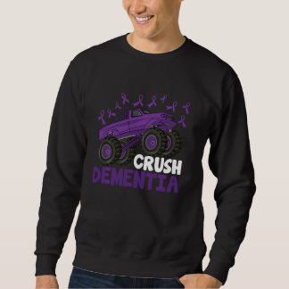 Alzheimer Awareness Crush Dementia End Alz Sweatshirt