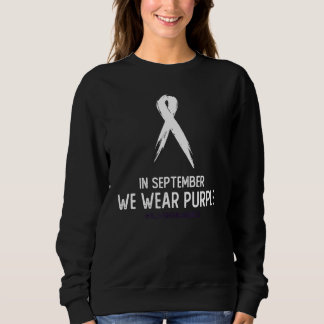 Alzheimer Awareness Dementia In September We Wear  Sweatshirt