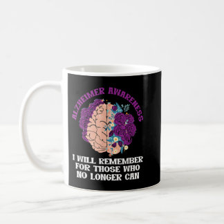 Alzheimer Awareness | Will Remember For Those Who  Coffee Mug