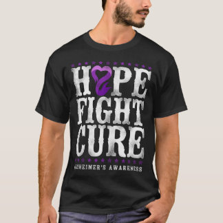 Alzheimer Dementia Hope Fight Cure Alzheimer's T-Shirt