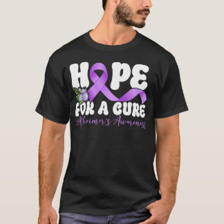 Alzheimer Dementia Hope For A Cure Alzheimer's T-Shirt