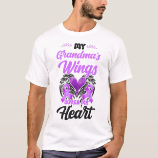 Alzheimer Dementia My Grandma's Wings Cover My T-Shirt