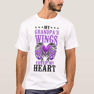 Alzheimer Dementia My Grandpa's Wings Cover My T-Shirt