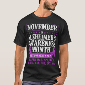 Alzheimer Dementia November Is Alzheimer's T-Shirt