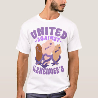 Alzheimer Dementia United Against Alzheimer's T-Shirt