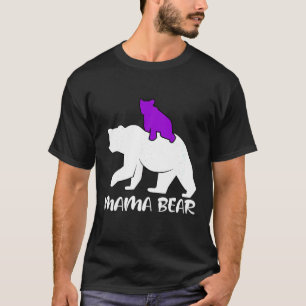 Alzheimer s Awareness Mama Bear Alzheimer s Purple T-Shirt