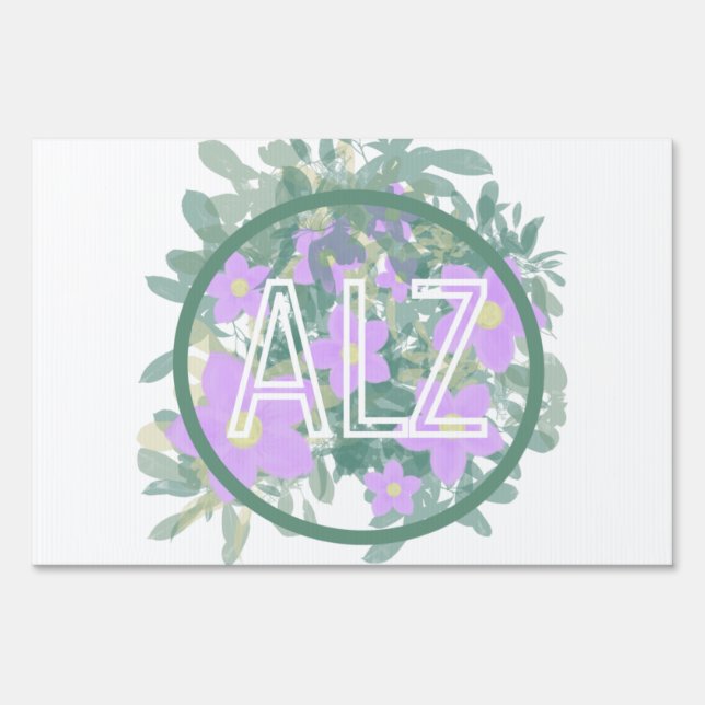Alzheimer’s & Dementia  Sign (Front)