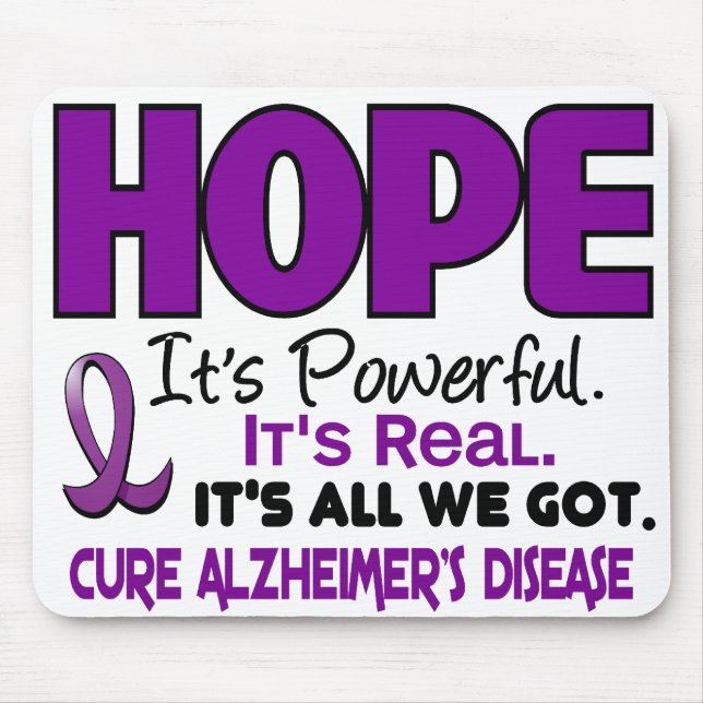 Alzheimer’s Disease HOPE 1 Mouse Pad (Front)