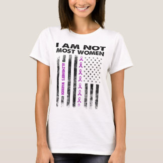 Alzheimer s warrior i am not most women T-Shirt