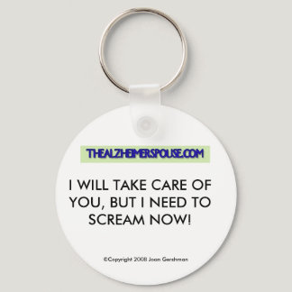 Alzheimer Spouse Key Chain - Humor