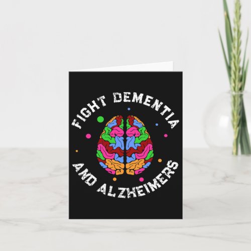 Alzheimerheimer Awareness End Fight Heimers  Card