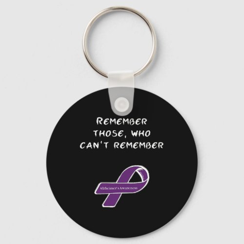 Alzheimerheimer Disease Day Heimers Awareness Rib Keychain