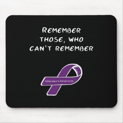 Alzheimerheimer Disease Day Heimers Awareness Rib Mouse Pad