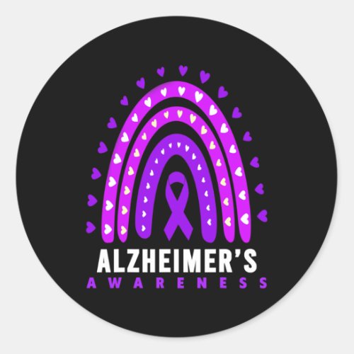 _ Alzheimerheimer Disease _ Heimers Awareness  Classic Round Sticker