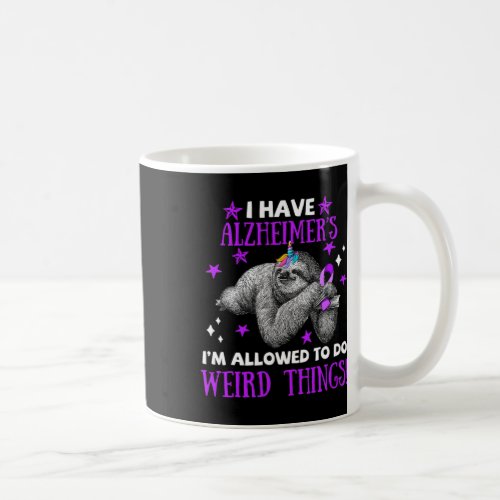 Alzheimerheimer S Awareness Apparel I Allow To Do  Coffee Mug