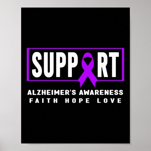 Alzheimerheimers _ Warrior Heimers Awareness  Poster