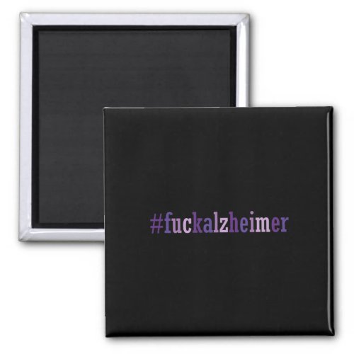 Alzheimerheimer Support Desease Awareness  Magnet