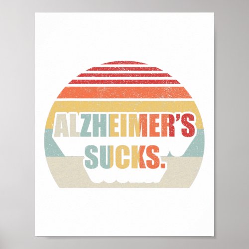 Alzheimerheimers Dementia Heimer Disease Awareness Poster