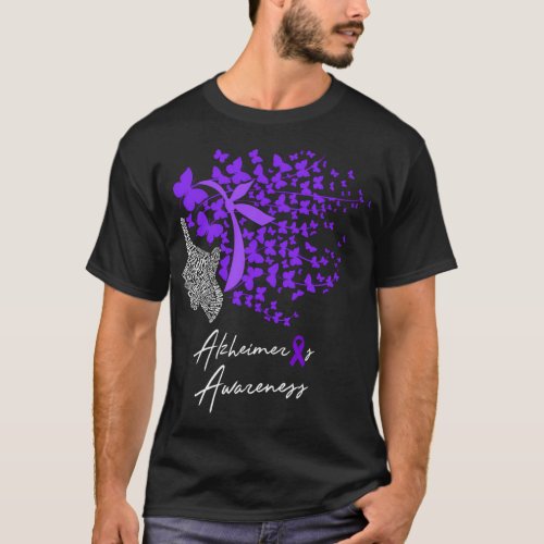AlzheimerS Awareness Alzheimers Purple T_Shirt