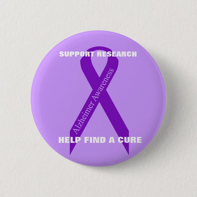 Alzheimer's Awareness Button (Front)