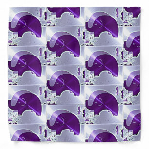 Alzheimer's Awareness Elephants Bandana