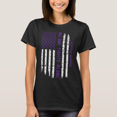 Alzheimers awareness flag T_Shirt